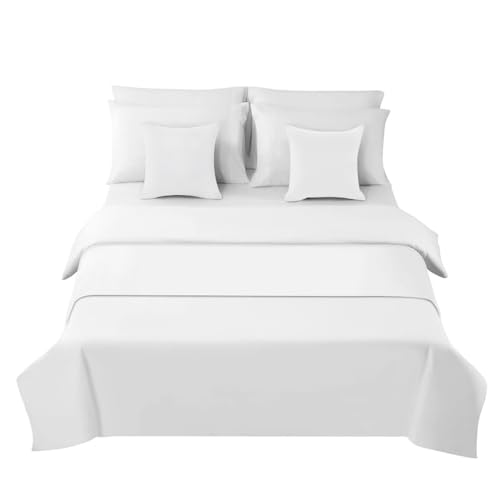 Morbuy Hotel Corredor de Cama Camino de Cama Bufanda Colcha Color S&oacute;lido Ropa de Cama Protector...