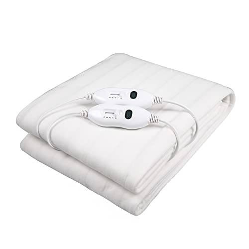 Manta eléctrica/Calentadora de cama, dimensiones: 160x140cm lavable. 2 Ajustes de temperatura. 2...