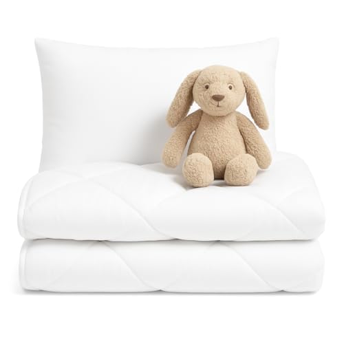 SOHYGGE - Juego de edred&oacute;n Infantil 75x120 cm con Almohada 35x45 cm &ndash; para Cuna 60x120 &ndash; Ultra...