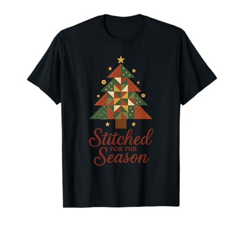 Colcha de Navidad Cosida para la Temporada Camiseta