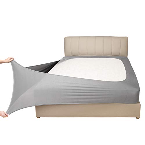 Mrs Awesome - Funda el&aacute;stica de Jersey para somier, Alternativa a la Falda de Cama, ultrasuave y...
