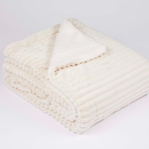 Burrito Blanco | Manta Color Beige 059 | Manta 230x240 cm (+ Medidas Disponibles) | Doble Cara:...