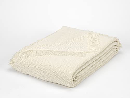 GAMUSI Plaid sof&aacute; Colcha Multiusos para sof&aacute;s Cama cubresof&aacute; Manta Suave algod&oacute;n Arias Crudo...