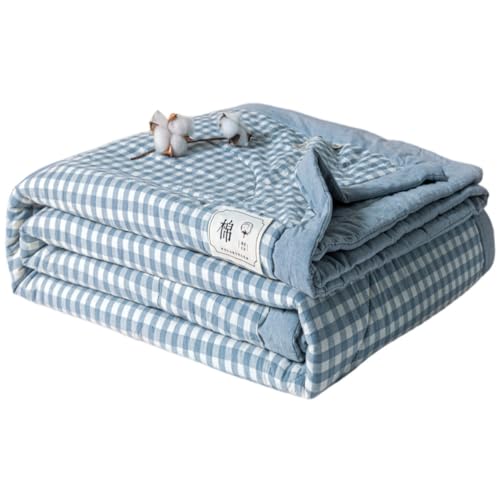 Surwin Colcha Bouti a Cuadros Moderno y Sencillo Colchas Acolchado para Cama Reversible Colcha para...