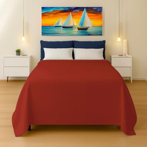 Byour3 - Cubrecama Jacquard Algodón Mixto Cubrierta Tela Decorativa Colcha Cama 90 135 180...