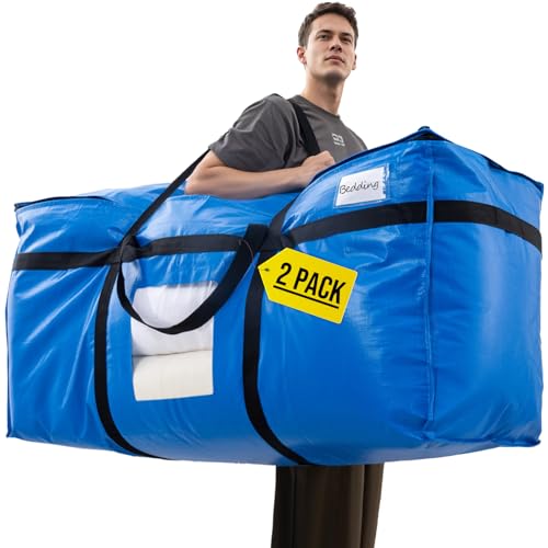 TAILI Bolsa extragrande para mudanzas, almacenamiento de ropa, ropa de cama, mantas, edredones y...