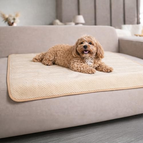 Dreamzie Manta Perro Impermeabile 80x100cm - Manta para Perros Reversible y Lavable a m&aacute;quina &ndash;...