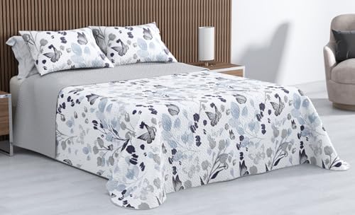 Kimbatex Colcha Bouti Estampada 100% Microfibra Termosellada, Dise&ntilde;os EOS, Talia y Nereida,...