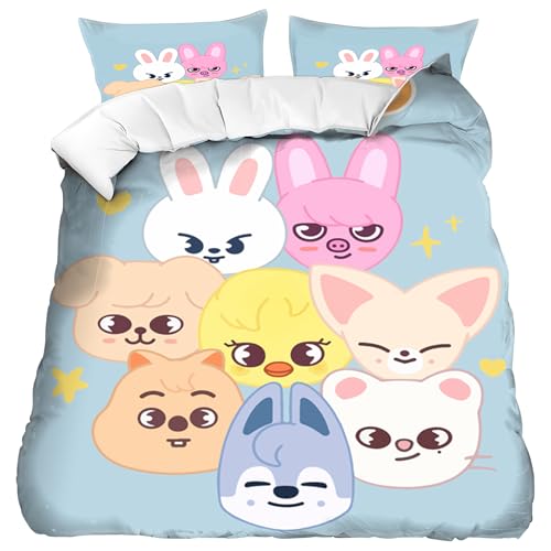 Grupo Musical Masculino Coreano Juego De Ropa De Cama para Ni&ntilde;os, Ropa de Cama Infantil De 135 x...