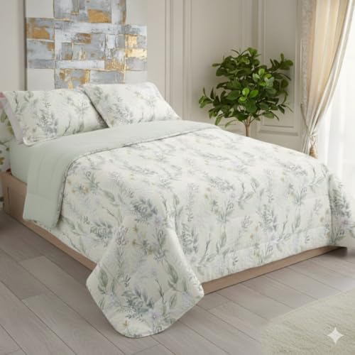 HaraDeco Edred&oacute;n Sherpa Reversible Invierno 230x270 cm - Colcha T&eacute;rmica con Borreguito 430gr para...