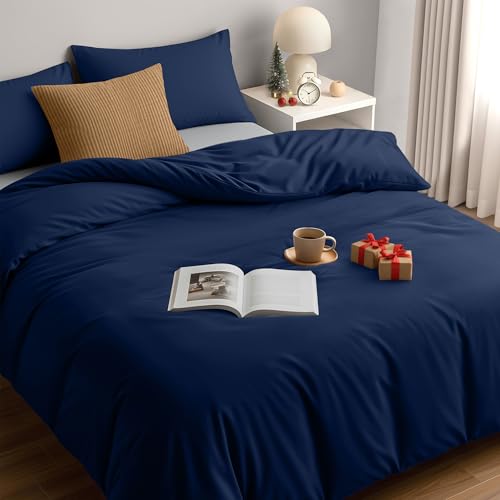 Utopia Bedding Funda Nordica Cama 150 - Microfibra Juego de Funda Edredon 230x220 cm y 2 Fundas de...