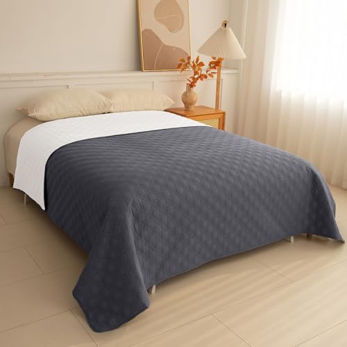 TIANSHU Manta Impermeable Colcha Cama Reversible y Multiusos, Colchoneta Perro Antideslizante y...