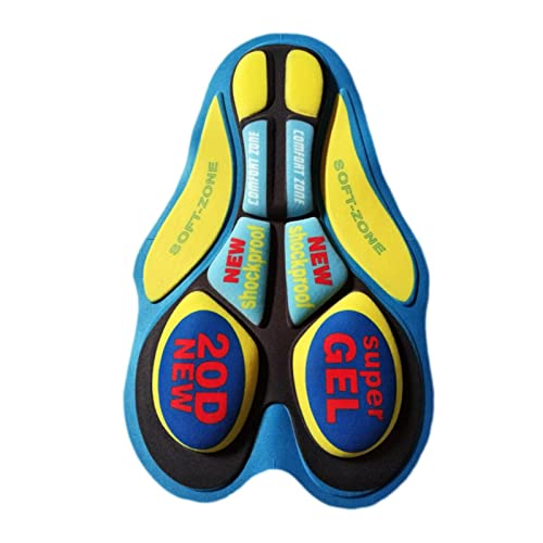 Tongdejing Pantalones cortos de ciclismo,almohadilla de gel suave, coj&iacute;n de silicona...