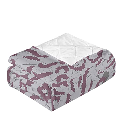 Surwin Colcha de Verano-Primavera Reversible Elegante, Edred&oacute;n Cubrecama Rellenos de Algod&oacute;n,...