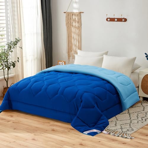 NOVOTEXTIL Edredón Relleno Nórdico Cama 90 (150x220) para Verano y Entretiempo, Edredón Bicolor...