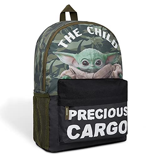 Disney Mochila escolar The Mandalorian con Baby Yoda - Mochila Infantil para Escuela, Viajes y...