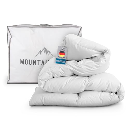 Bestlivings Fabricado en Alemania (80% plumas y 20% plum&oacute;n) 135 x 200 cm, funda de algod&oacute;n percal,...