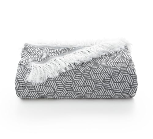 GAMUSI Colcha Multiusos Cama 90/105 cm y Sofa. Plaid Foulard cubrecama Funda Sofa 2 plazas Suave...