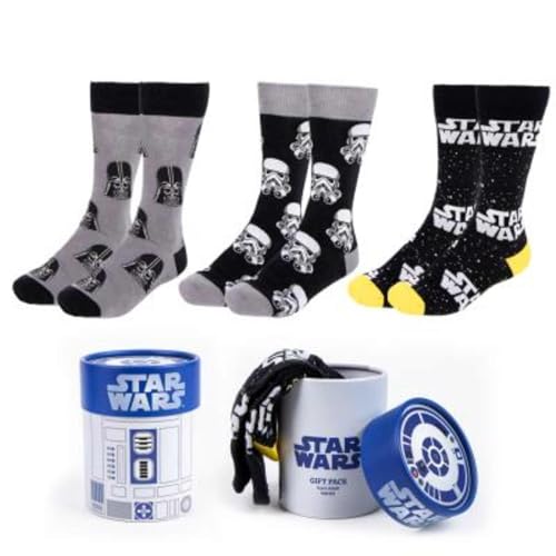 CERDÁ LIFE'S LITTLE MOMENTS PACK CALCETINES 3 PIEZAS STAR WARS TALLA 38-45