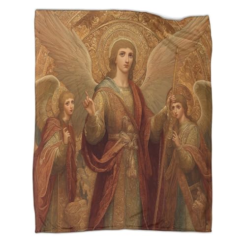 kaiyun Manta Arte iconoestilizado Ruso,Ropa Cama De Felpa Suave 40x50inch(100x130cm),colchas...