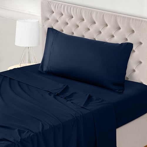 Utopia Bedding Juego de Sabanas 3 Piezas 90x190 - Poli&eacute;ster Microfibra Cepillada - Oeko-Tex...