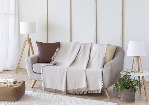 Todocama - Colcha Multiusos Sofa, Manta Foulard, Plaid para Cama, Cubresofa Cubrecama, Jarapas,...