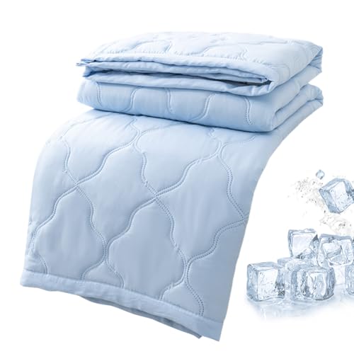 Tecnolog&iacute;a avanzada de manta de enfriamiento: dise&ntilde;o de colcha de verano de seda de hielo de doble...
