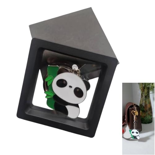 BOBOZHONG Llavero,Llavero Panda,Llavero de Regalo Panda,Llavero de Panda de bamb&uacute;,Recuerdo de China...