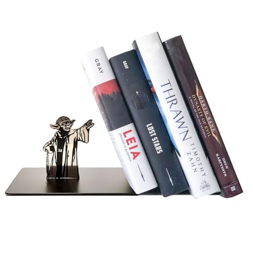 Master Yoda Force - Sujetalibros de Metal, Estampado de Doble Cara, Regalo Creativo para los Amantes...