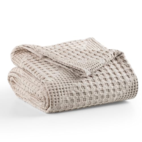 Milam London Manta Suave | Manta 100% algod&oacute;n para sof&aacute;s | Manta de Cama Doble | Manta de sof&aacute;...