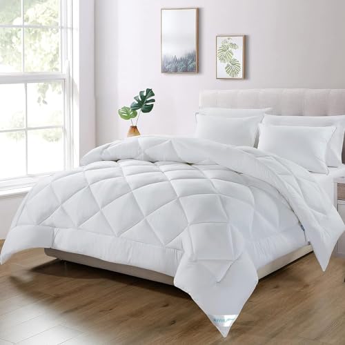 WAVVE Edred&oacute;n Relleno N&oacute;rdico 180x220 cm Blanco para Cama 105/120 cm, Edred&oacute;n de Fibra 300gr/m&sup2;,...