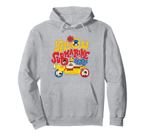 The Beatles Yellow Submarine - Cartas de grupo Sudadera con Capucha