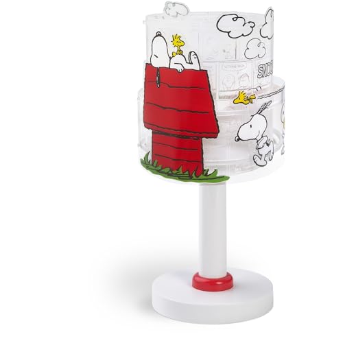 Dalber L&aacute;mpara Infantil De Mesa o Mesita Snoopy, 76301, G4-4W LED - Bombilla incluida