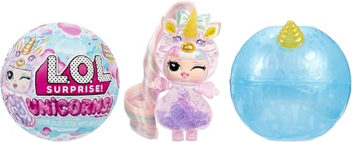 L.O.L. Surprise! Unicorns Tots - Incluye 1 mu&ntilde;eca, Experiencia l&aacute;mpara de Lava y caract....
