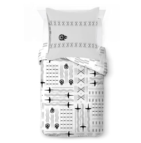 Jay Franco Kids Star Wars Juego de Funda n&oacute;rdica - Ropa de Cama Supersuave con Funda de Almohada,...