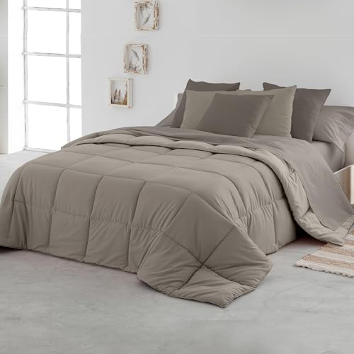 SOMNI HOME Edredón Nórdico Bicolor Reverisble Cama 150/160 cm Duvet Tacto Pluma Microfibra Cálido...