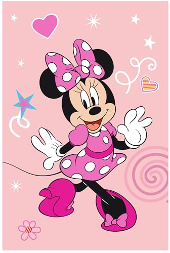 hermet Manta Suave y c&aacute;lida de Minnie Mouse, de 100 x 150 cm, de Coral