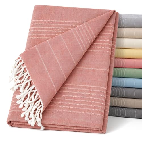 ECOMMERC3 Colcha multiusos de 300 x 260 cm para sof&aacute; y cama, multiusos, color naranja, manta...