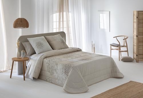 JVR | Colcha Bouti 100% Algod&oacute;n Tama&ntilde;o 270 Ligera y Transpirable para Cama &ndash; Edred&oacute;n Suave...