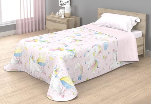 Colcha bouti infantil con acolchado termosellado para camas 90 y 105 cm, con dise&ntilde;os de piratas,...