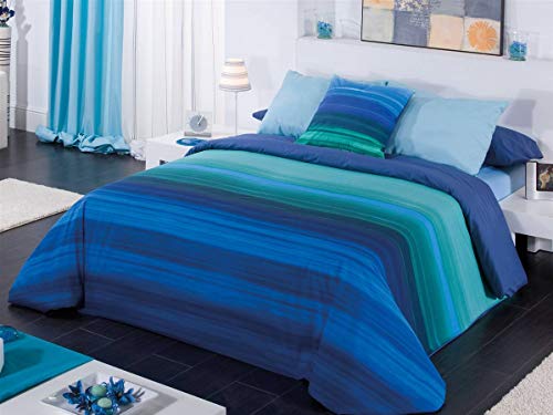 Cañete Lanovenanube - Funda nórdica Jamaica Cama 135 - Azul