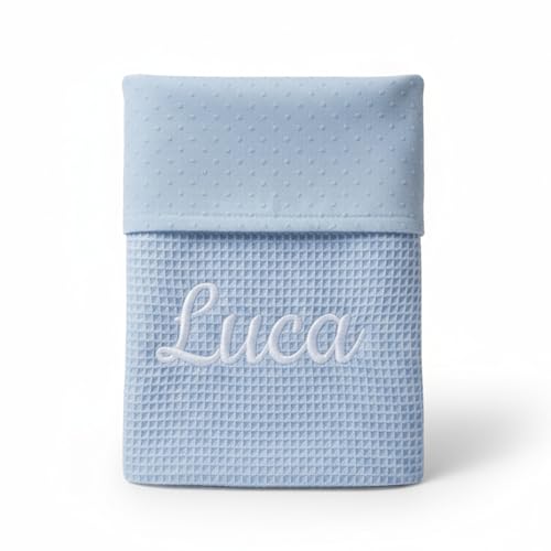 variouss Manta Colcha de Verano para Bebe Recien Nacido Personalizado con su Nombre Bordado,...