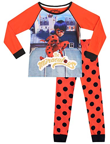 Miraculous Pijamas para Ni&ntilde;as Ladybug Multicolor 6-7 a&ntilde;os