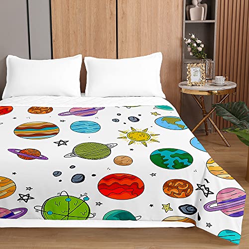 Highdi Impresi&oacute;n Dibujos Animados Colcha de Verano, Colcha para Verano Reversible Ligera y Suave...