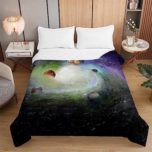 Odot Colcha Bouti Cama 90/135/150, 3D Galaxia Colchas Invierno y Verano Cubre Cama Individual o...
