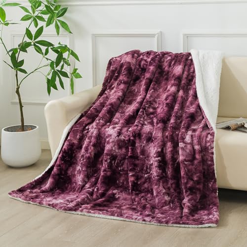 Wajade Manta mullida y mullida, s&uacute;per suave, c&aacute;lida, grande, colcha para cama, sof&aacute;, coche, manta...