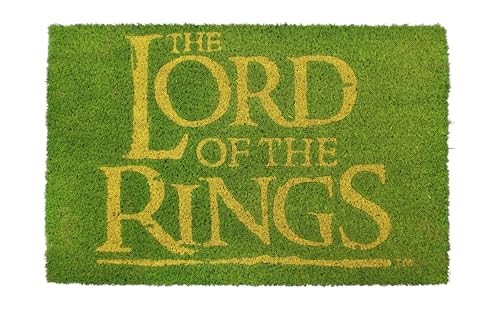 SD Toys Felpudos Felpudo 60x40 Logo - Fibra de Coco y PVC - Se&ntilde;or de los Anillos