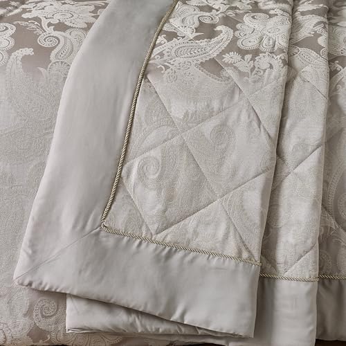 Catherine Lansfield Opulent Jacquard - Colcha (240 x 260 cm), Color Dorado champ&aacute;n
