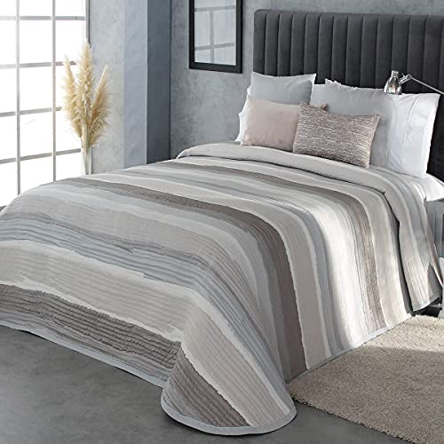 Reig Marti Colcha Capa Marea - Cama 135 Cm - Color Gris C08