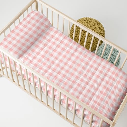 Vichy Colcha 100x130 cm (Cuna) Rosa